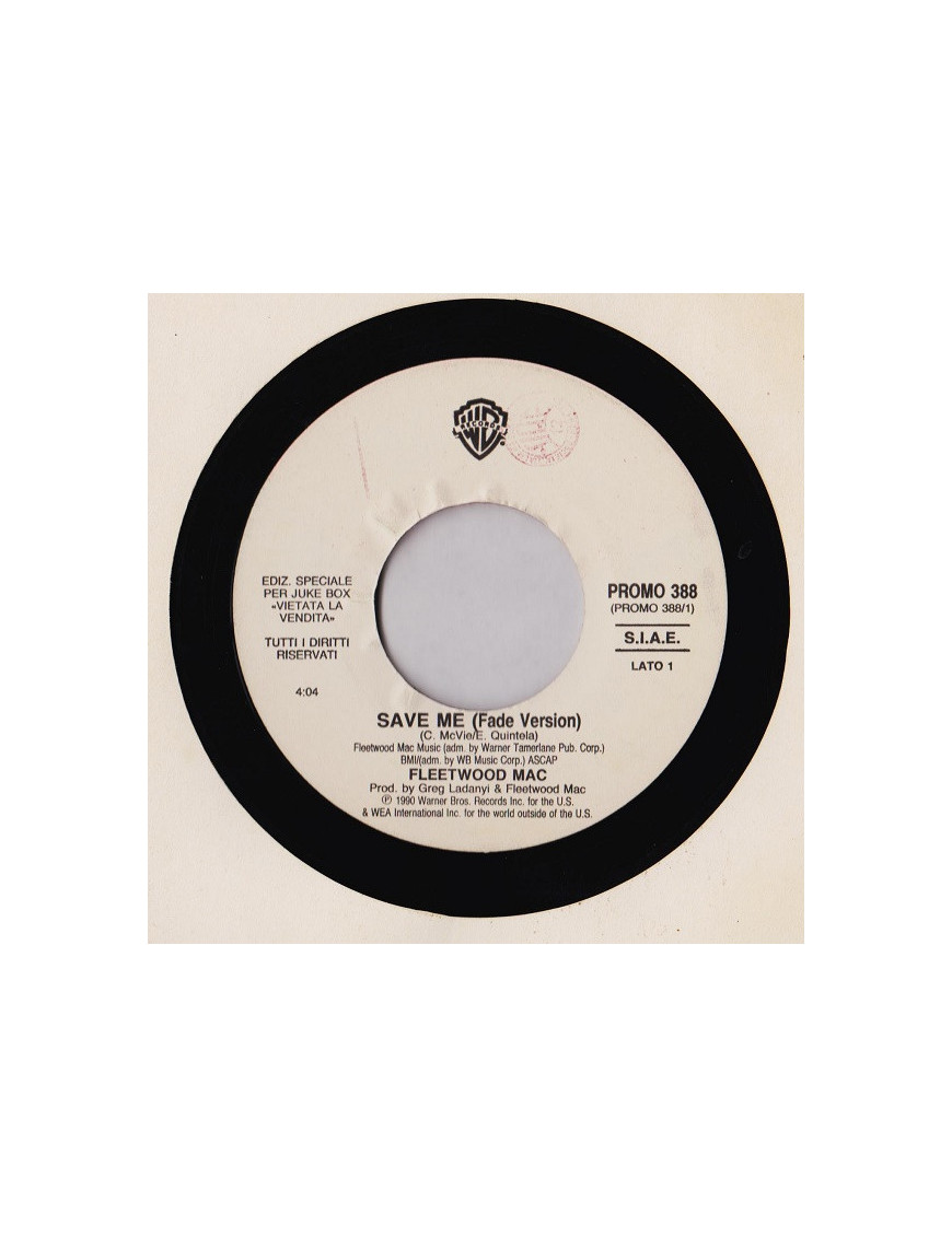 Save Me A Hard Rain's A Gonna Fall [Fleetwood Mac,...] - Vinyle 7", 45 tours, Jukebox [product.brand] 1 - Shop I'm Jukebox 