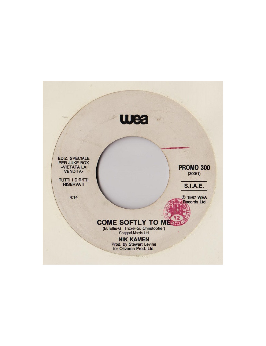 Come Softly To Me Salsa Cubana [Nick Kamen,...] - Vinyle 7", 45 RPM, Jukebox [product.brand] 1 - Shop I'm Jukebox 