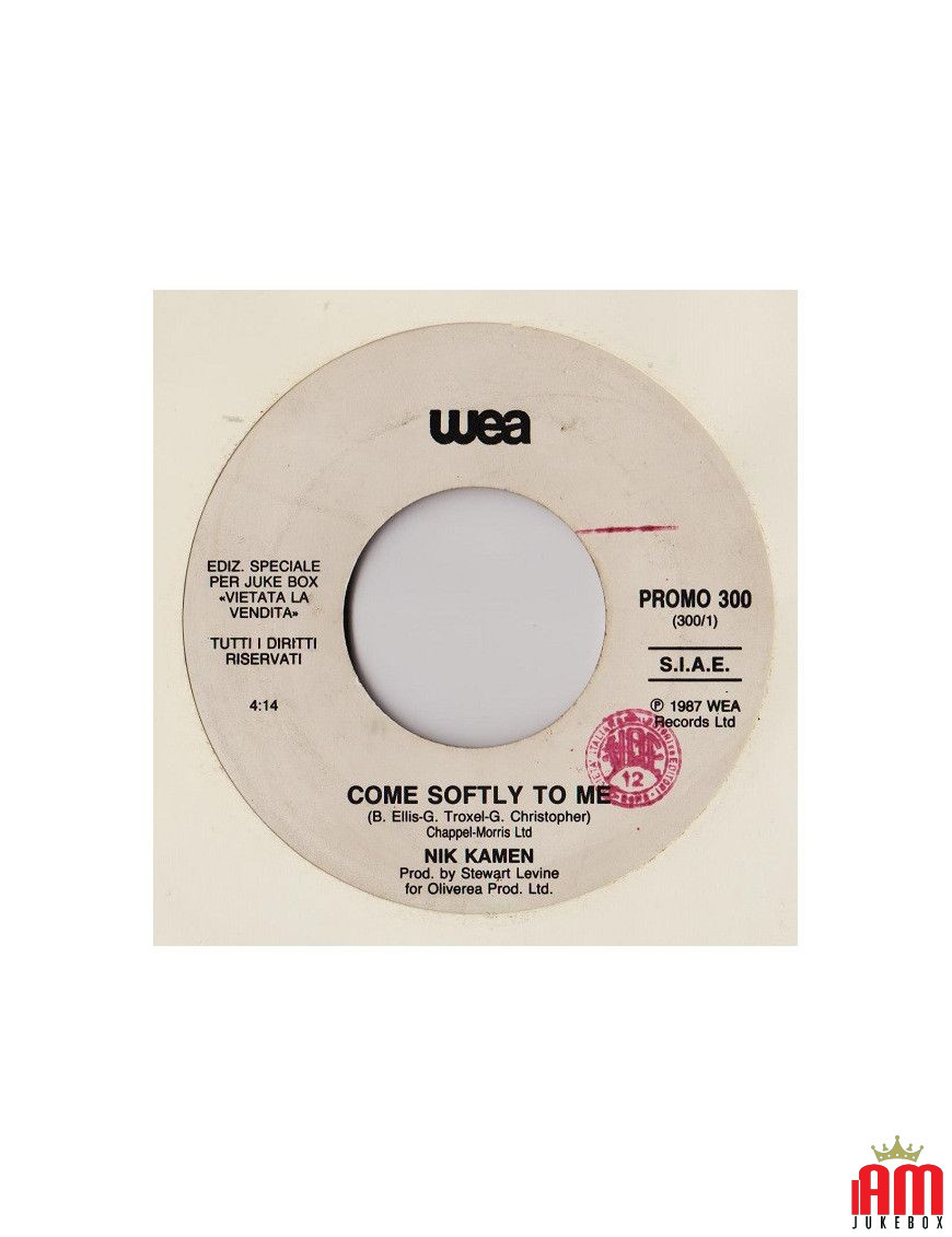 Come Softly To Me Salsa Cubana [Nick Kamen,...] - Vinyle 7", 45 RPM, Jukebox [product.brand] 1 - Shop I'm Jukebox 