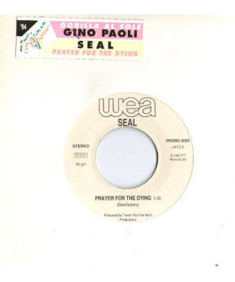Gorilla Al Sole Prayer For The Dying [Gino Paoli,...] - Vinyl 7", 45 RPM, Jukebox [product.brand] 1 - Shop I'm Jukebox 