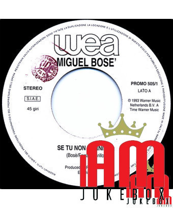 If You Don't Come Back I'll Stand By You [Miguel Bosé,...] - Vinyl 7", 45 RPM, Promo [product.brand] 1 - Shop I'm Jukebox 