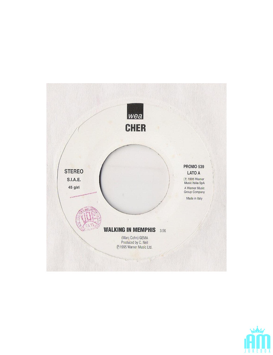 Walking In Memphis If I Were You [Cher,...] – Vinyl 7", 45 RPM, Promo, Stereo [product.brand] 1 - Shop I'm Jukebox 