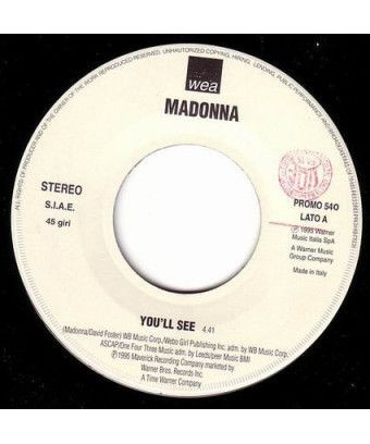 Vous verrez n'importe où est [Madonna,...] - Vinyl Promo, 7" [product.brand] 1 - Shop I'm Jukebox 