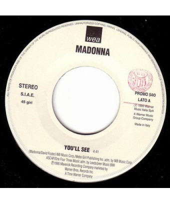 You'll See   Anywhere Is [Madonna,...] - Vinyl Promo, 7"