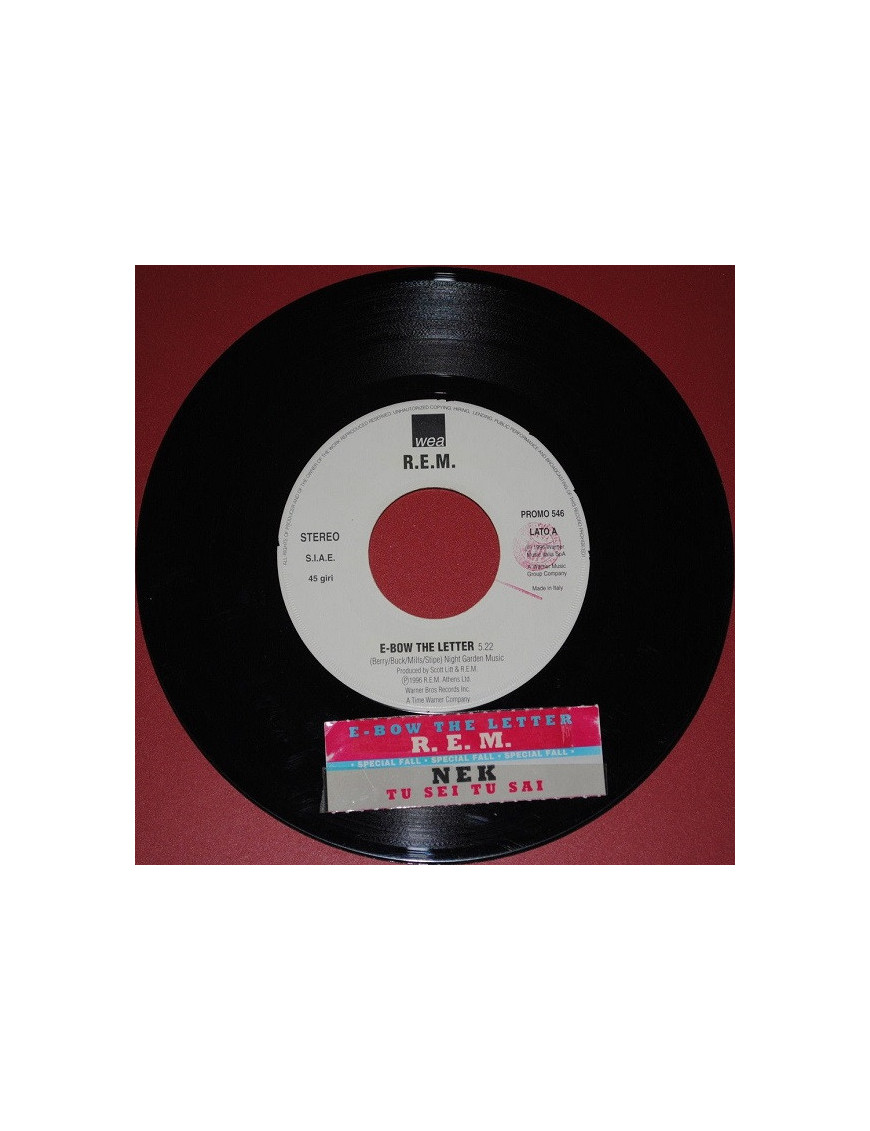 E-Bow La Lettre Tu Sei, Tu Sai [REM,...] - Vinyl 7", 45 RPM, Promo [product.brand] 1 - Shop I'm Jukebox 