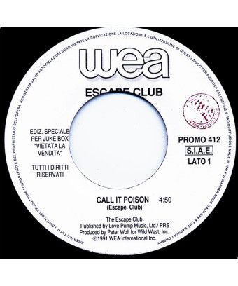 Call It Poison Losing My Religion [The Escape Club,...] - Vinyle 7", 45 RPM, Jukebox [product.brand] 1 - Shop I'm Jukebox 