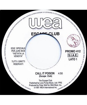 Call It Poison Losing My Religion [The Escape Club,...] - Vinyle 7", 45 RPM, Jukebox [product.brand] 1 - Shop I'm Jukebox 