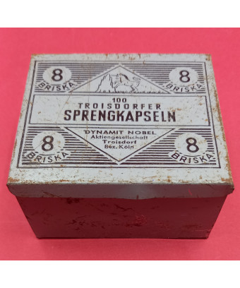 box 100 Troisdorfen Sprengkapseln 8 BRISKA vintage