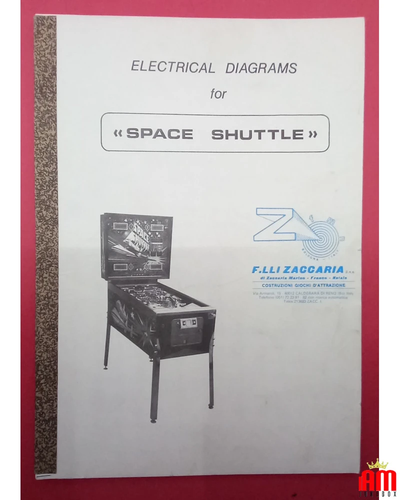 Francese [product.brand]MANUALE SPACE SHUTTLE ZACCARIA (originale) 1 Manuels Flipper [product.weight]1 Shop I'm Jukebox iamjukeb