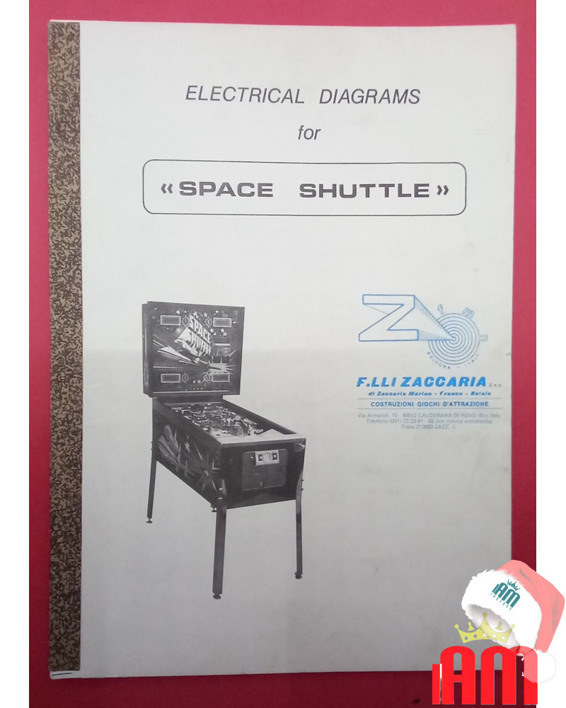 Italiano (Italian) [product.brand]MANUALE SPACE SHUTTLE ZACCARIA (originale) 1 Manuali Flipper 1 Shop I'm Jukebox iamjukebox.it 