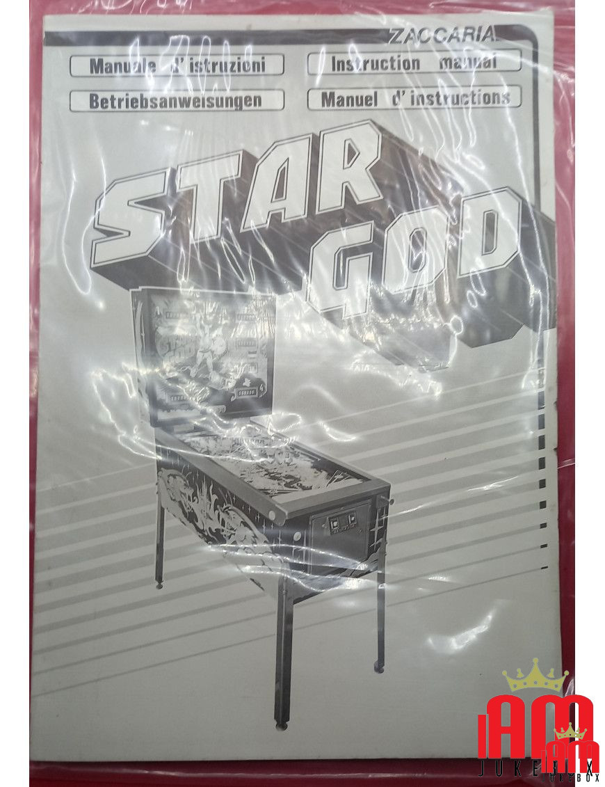 STAR GOD ZACCARIA MANUAL one issue (original) Pinball Manuals [product.brand] Condition: like new [product.supplier] 1 MANUALE S