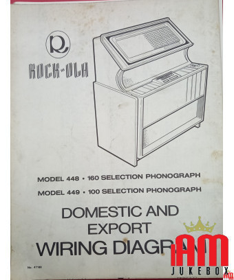 ROCK OLA MOD 450-160 451-100 MANUEL (original) Manuels du juke-box [product.brand] Condition: comme neuf [product.supplier] 1 MA