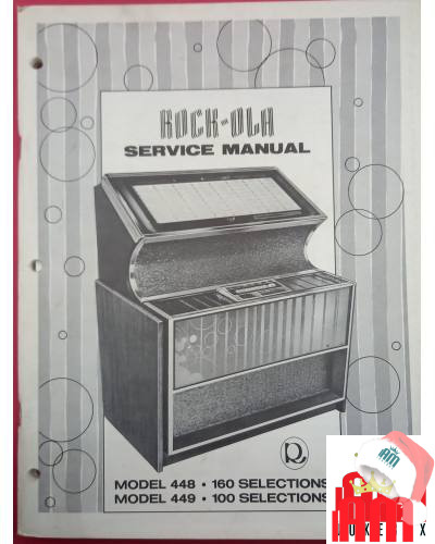 Italiano (Italian) [product.brand]MANUALE ROCK OLA MOD 448 -160 o 449-100 (originale) 1 Manuali jukebox 1 Shop I'm Jukebox iamju