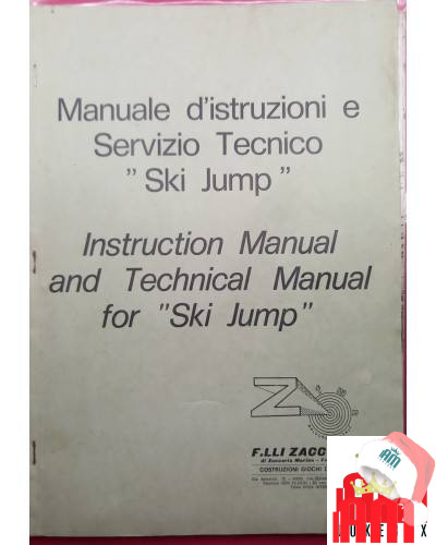 Italiano (Italian) [product.brand]MANUALE SKI JUMP ZACCARIA (originale) 1 Manuali Flipper 1 Shop I'm Jukebox iamjukebox.it 