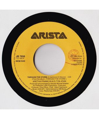 Through The Storm We Are The Heroes [Aretha Franklin,...] – Vinyl 7", 45 RPM, Promo [product.brand] 1 - Shop I'm Jukebox 