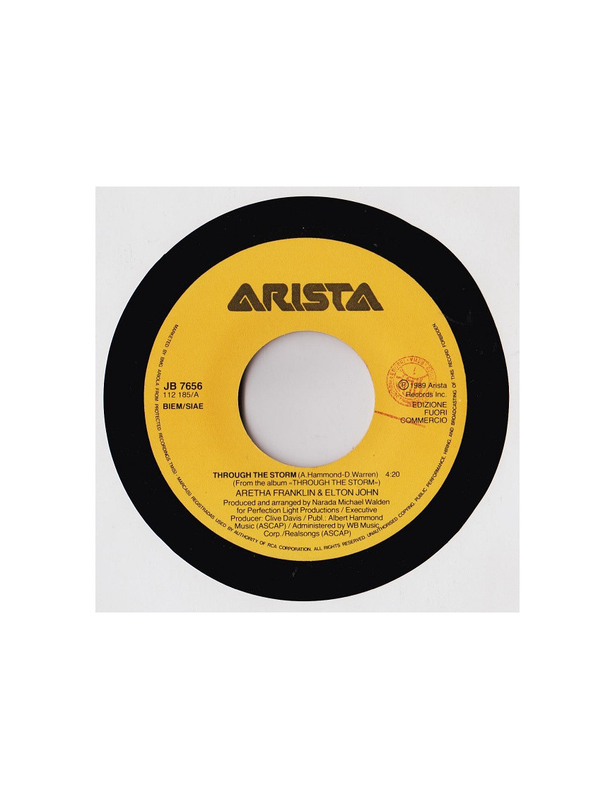 Through The Storm Siamo Gli Eroi [Aretha Franklin,...] - Vinyl 7", 45 RPM, Promo [product.brand] 1 - Shop I'm Jukebox 