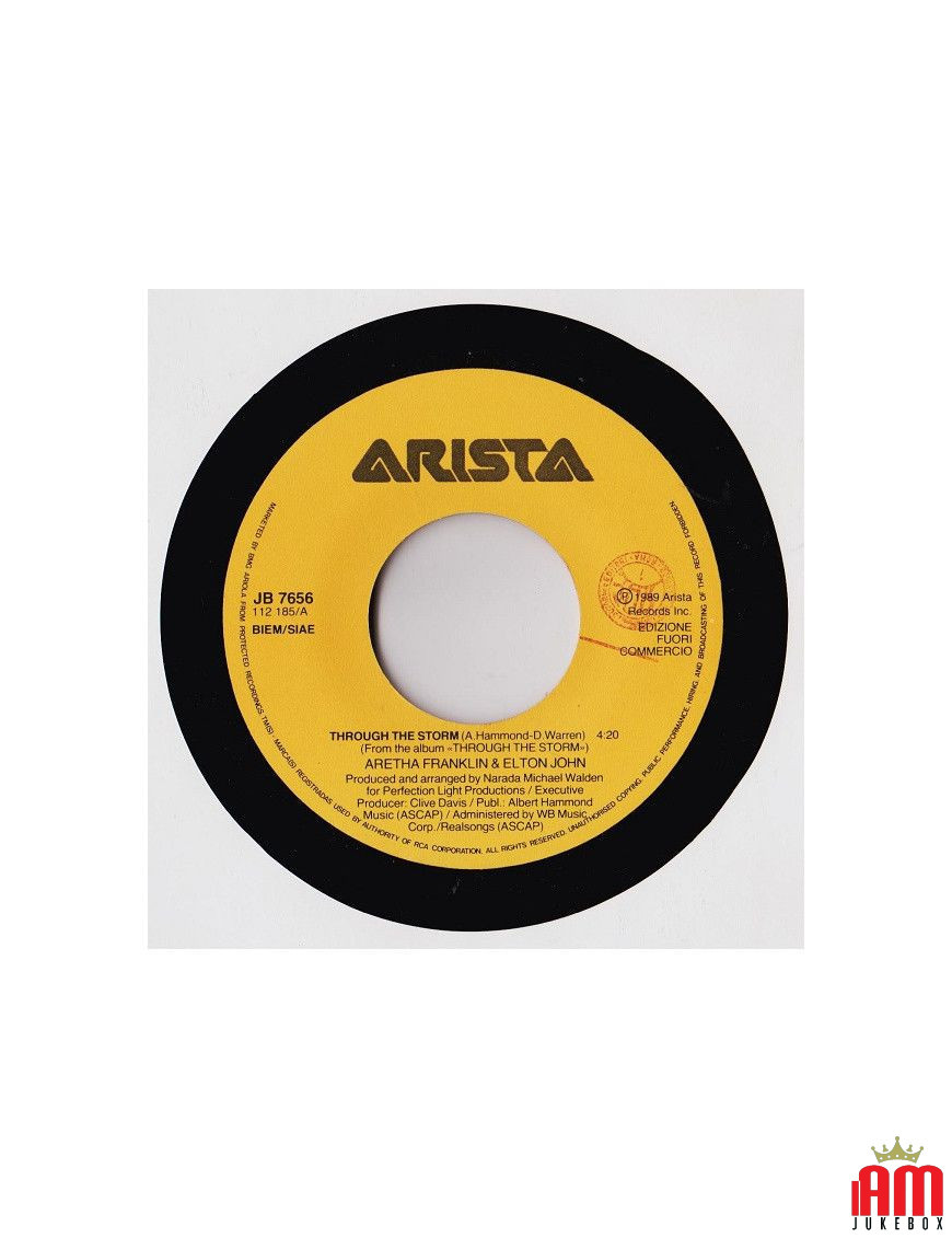 Through The Storm We Are The Heroes [Aretha Franklin,...] - Vinyl 7", 45 RPM, Promo [product.brand] 1 - Shop I'm Jukebox 