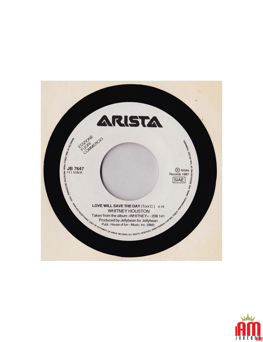 Love Will Save The Day Still I'm Running Back To You [Whitney Houston,...] - Vinyl 7", 45 RPM, Promo [product.brand] 1 - Shop I'