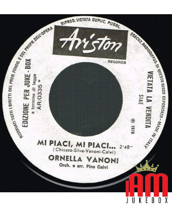 Mi Piaci, Mi Piaci... Goodbye Goodbye...Mi Mancherai (La Plage) [Ornella Vanoni,...] - Vinyl 7", 45 RPM [product.brand] 1 - Shop