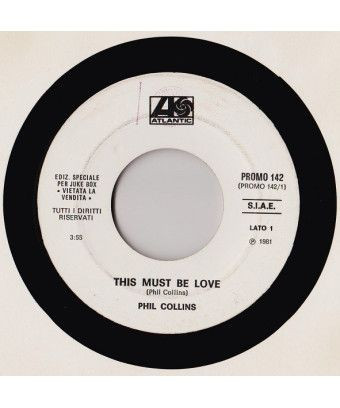 This Must Be Love Turn Your Love Around [Phil Collins,...] - Vinyle 7", 45 RPM, Jukebox [product.brand] 1 - Shop I'm Jukebox 