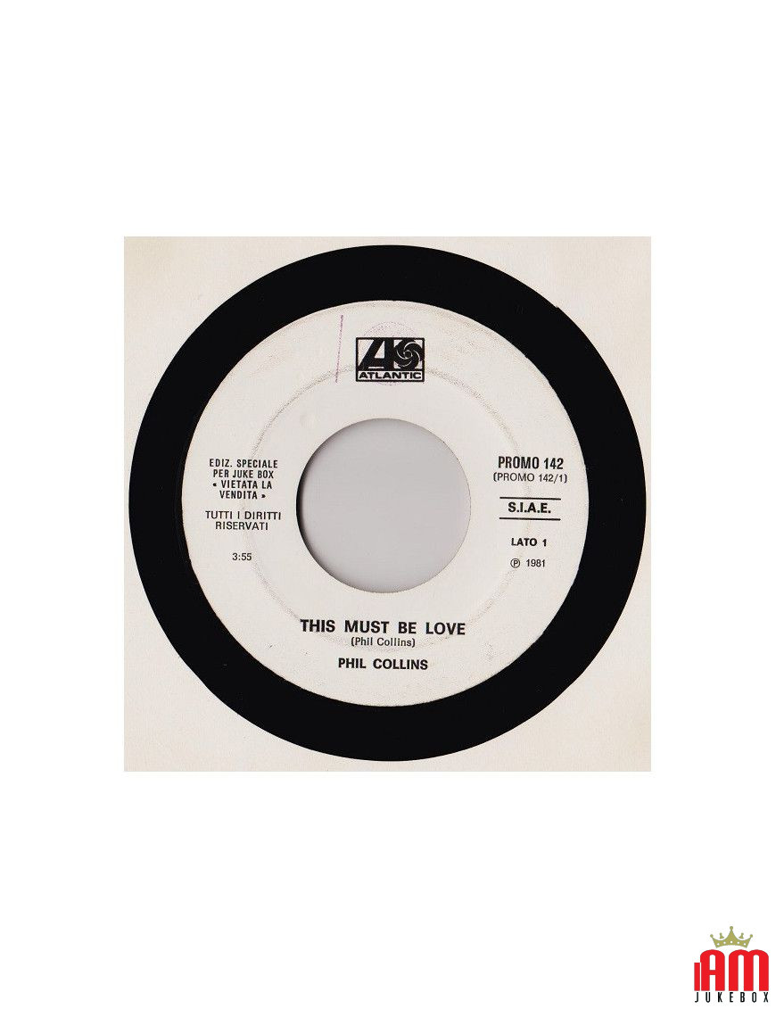 This Must Be Love Turn Your Love Around [Phil Collins,...] - Vinyl 7", 45 RPM, Jukebox [product.brand] 1 - Shop I'm Jukebox 