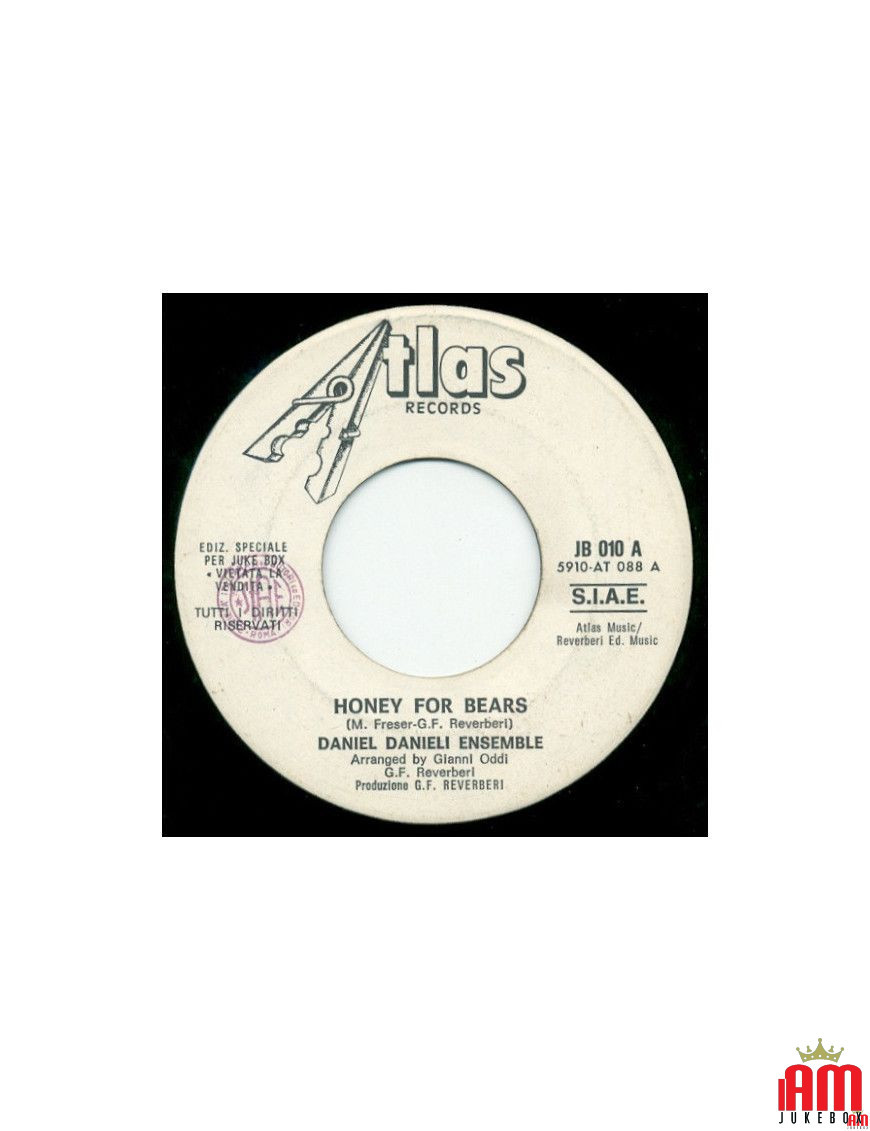 Honey For Bears Tahrala [Daniel Danieli Ensemble,...] – Vinyl 7", 45 RPM, Jukebox [product.brand] 1 - Shop I'm Jukebox 