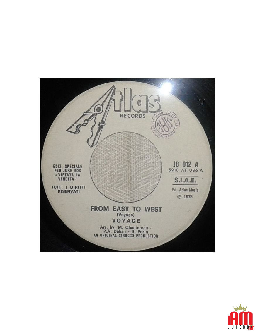 From East To West Kinda Groovie [Voyage,...] – Vinyl 7", 45 RPM, Jukebox [product.brand] 1 - Shop I'm Jukebox 