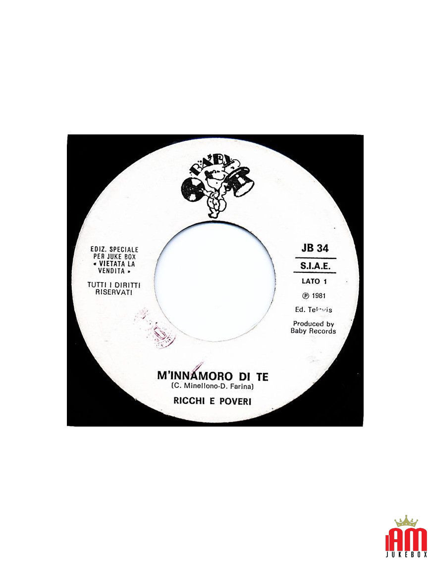 I Fall In Love With You C'Est La Vie [Ricchi E Poveri,...] – Vinyl 7", 45 RPM, Jukebox [product.brand] 1 - Shop I'm Jukebox 