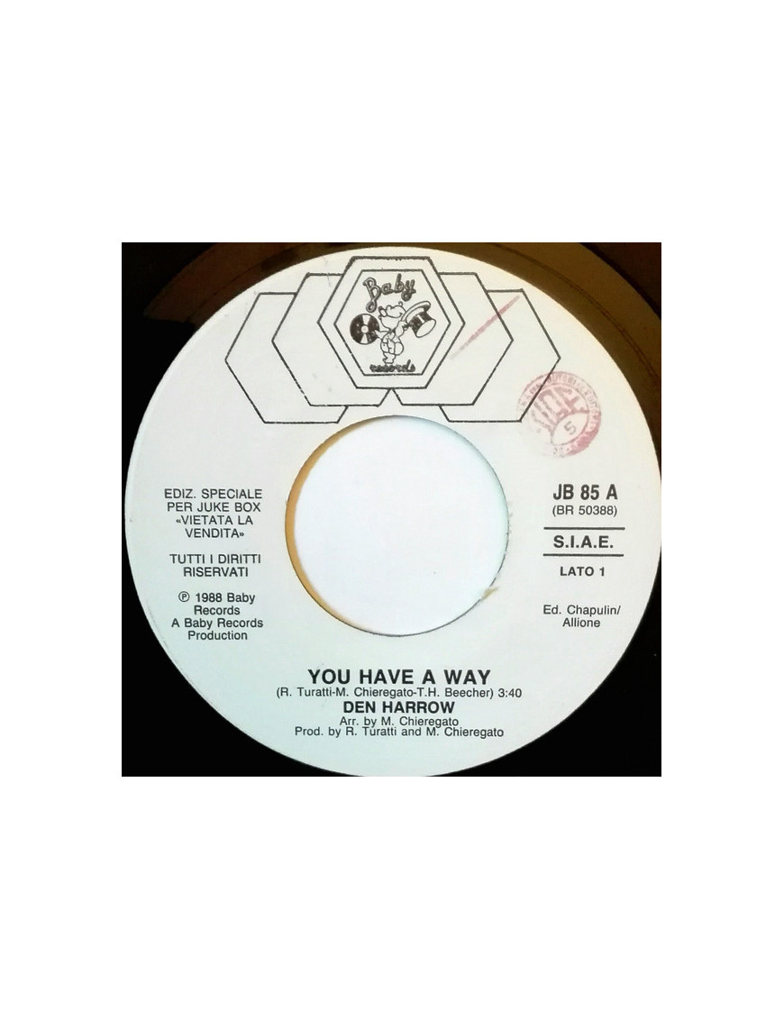 You Have A Way   Guitarra (Acid Remix) [Den Harrow,...] - Vinyl 7", 45 RPM, Jukebox