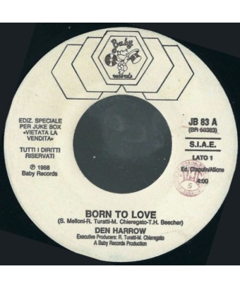 Born To Love Love For Free [Den Harrow,...] – Vinyl 7", 45 RPM, Jukebox [product.brand] 1 - Shop I'm Jukebox 