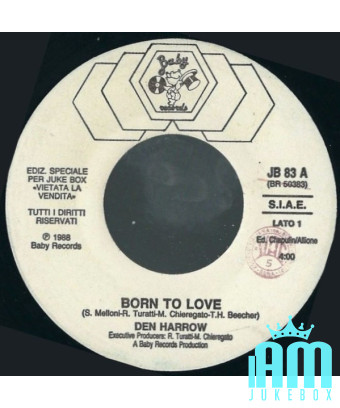 Born To Love Love For Free [Den Harrow,...] - Vinyle 7", 45 RPM, Jukebox [product.brand] 1 - Shop I'm Jukebox 
