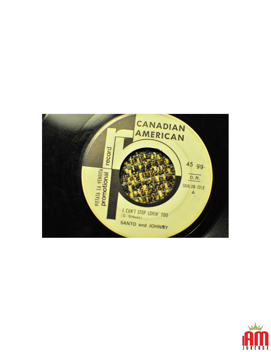 I Can't Stop Lovin You Maloha Malù [Santo & Johnny,...] - Vinyl 7", 45 RPM, Promo [product.brand] 1 - Shop I'm Jukebox 