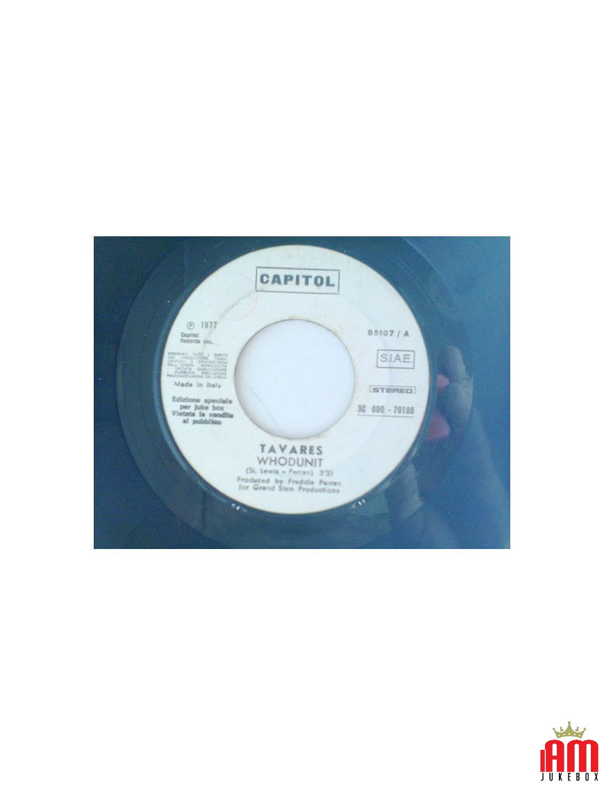 Whodunit Marguerita [Tavares,...] - Vinyle 7", 45 RPM, Jukebox [product.brand] 1 - Shop I'm Jukebox 