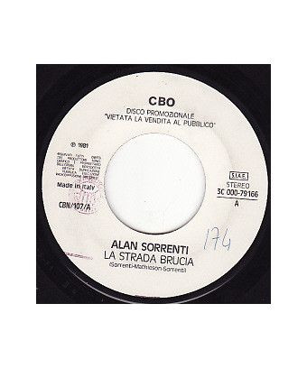 La Strada Brucia Non T'Amo [Alan Sorrenti,...] - Vinyl 7", 45 RPM, Promo [product.brand] 1 - Shop I'm Jukebox 