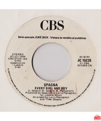 Every Girl And Boy Drop The Boy [Ivana Spagna,...] – Vinyl 7", 45 RPM, Jukebox [product.brand] 1 - Shop I'm Jukebox 