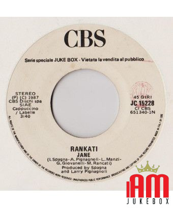 Jane I Feel For You [Rankati,...] - Vinyle 7", 45 RPM, Jukebox [product.brand] 1 - Shop I'm Jukebox 