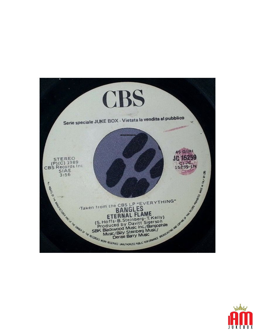 Eternal Flame Little Jackie Wants To Be A Star [Bangles,...] - Vinyl 7", 45 RPM, Jukebox [product.brand] 1 - Shop I'm Jukebox 