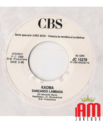 Dançando Lambada Hangin' Tough [Kaoma,...] - Vinyle 7", 45 RPM, Jukebox, Stéréo [product.brand] 1 - Shop I'm Jukebox 