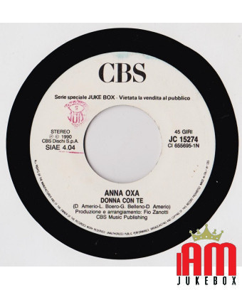 Donna Con Te Donna Con Te [Anna Oxa,...] - Vinyle 7", 45 RPM, Jukebox [product.brand] 1 - Shop I'm Jukebox 