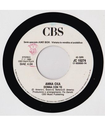 Donna Con Te Donna Con Te [Anna Oxa,...] – Vinyl 7", 45 RPM, Jukebox [product.brand] 1 - Shop I'm Jukebox 