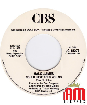 Aurait pu vous dire alors secouez [Halo James,...] - Vinyl 7", 45 RPM, Jukebox [product.brand] 1 - Shop I'm Jukebox 