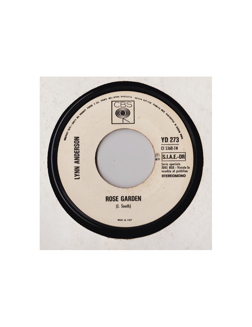 Rose Garden   Lowdown [Lynn Anderson,...] - Vinyl 7", 45 RPM, Jukebox