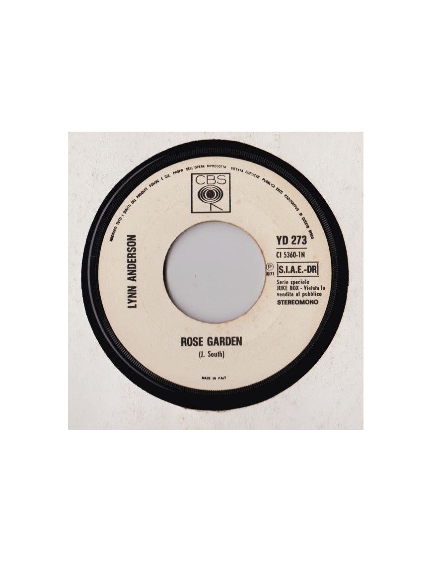 Rose Garden Lowdown [Lynn Anderson,...] - Vinyl 7", 45 RPM, Jukebox [product.brand] 1 - Shop I'm Jukebox 