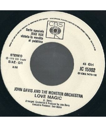 Love Magic Maria Maddalena [John Davis & The Monster Orchestra,...] - Vinyl 7", 45 RPM, Jukebox [product.brand] 1 - Shop I'm Juk