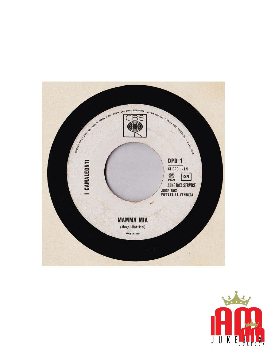 Mamma Mia Pulcinella [I Camaleonti,...] – Vinyl 7", 45 RPM, Jukebox [product.brand] 1 - Shop I'm Jukebox 