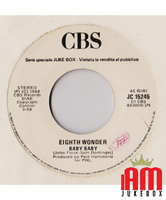 Baby Baby April The Sweetest Girl [Eighth Wonder,...] - Vinyle 7", 45 RPM, Jukebox, Stéréo [product.brand] 1 - Shop I'm Jukebox 