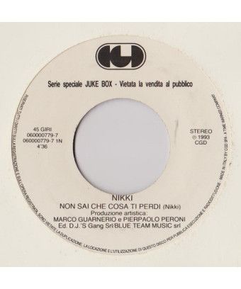 You Don't Know What You're Missing It's Not There [Nikki (12),...] - Vinyl 7", 45 RPM, Jukebox [product.brand] 1 - Shop I'm Juke