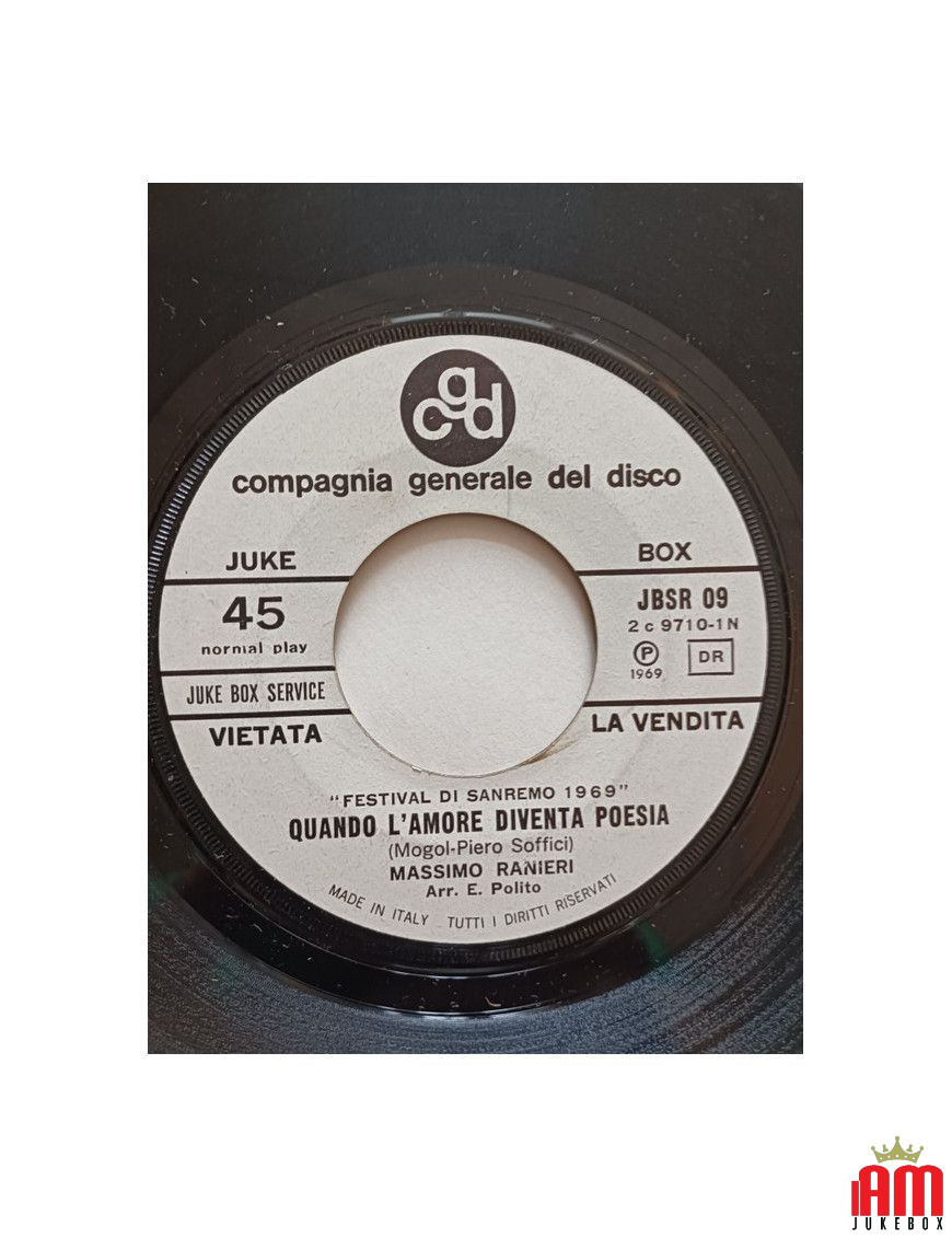 Il Gioco Dell'amore Quando L'amore Diventa Poesia [Caterina Caselli,...] - Vinyl 7", Jukebox [product.brand] 1 - Shop I'm Jukebo