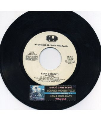 Tu peux donner plus de ma vie [Gianni Morandi,...] - Vinyl 7", 45 RPM, Jukebox [product.brand] 1 - Shop I'm Jukebox 