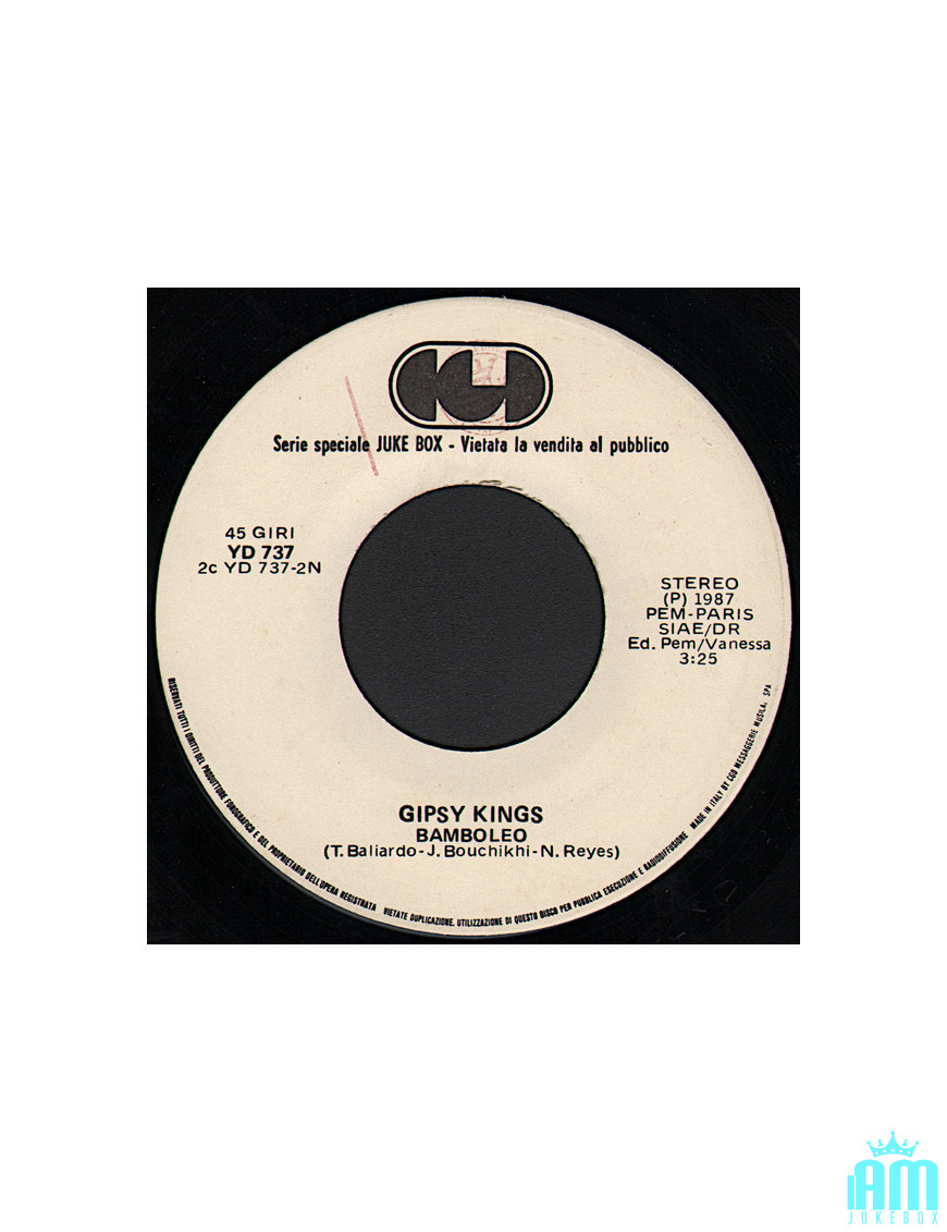 Boys And Girls Bamboleo [Mandy Smith,...] - Vinyle 7", 45 RPM, Jukebox, Stéréo [product.brand] 1 - Shop I'm Jukebox 